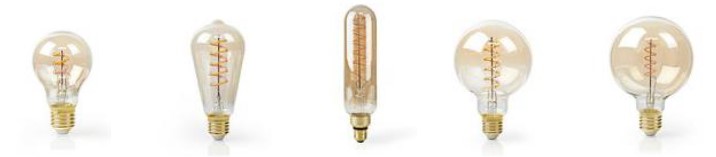All you need is... Nedis LED Spiral Deco Filament Bulbs to improve the atmosphere this year